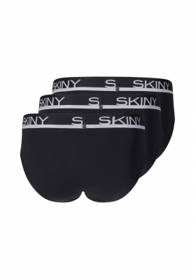 SKINY Cotton Multipack 6839, Fekete Alsónadrág, Tripla Csomag NOS