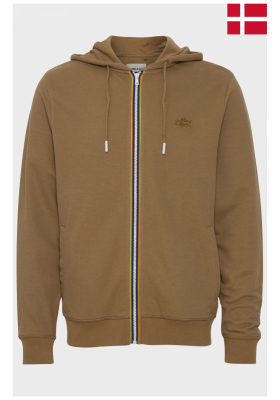 BLEND 5050, Barna Cipzáras-Kapucnis Pulóver