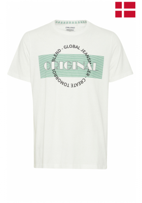 BLEND 6827, Fehér Rövid Ujjú Póló