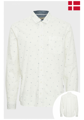 Ingek és nyakkendők - Hosszú ujjú BLEND 7144, Fehér Hosszú Ujjú Ing BLEND 7144, Fehér Hosszú Ujjú Ing