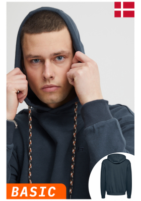 BLEND Avebury 2804, Kék Kapucnis Pulóver, NOOS