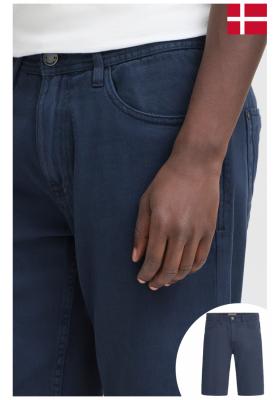 BLEND Blizzard 8128 Kék Farmer Rövidnadrág