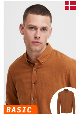 BLEND Burley 6243, Barna Hosszú Ujjú Ing