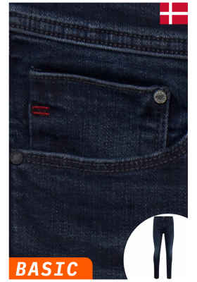 BLEND Echo Jeans Multiflex 8513, Fekete-Kék Farmernadrág, NOOS