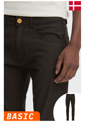 BLEND Edford 7076, Fekete Chinonadrág Twister Fit, NOOS