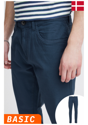 BLEND Edford 7076, Kék Chinonadrág Twister Fit, NOOS