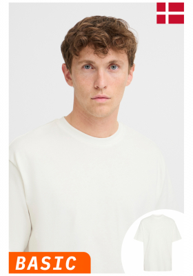 BLEND Fisher 8772, Fehér Oversize Póló NOOS