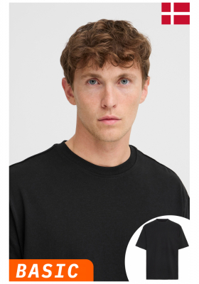 BLEND Fisher 8772, Fekete Oversize Póló NOOS