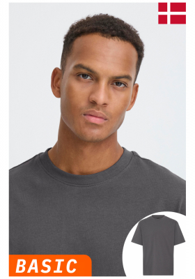 BLEND Fisher 8772, Szürke Oversize Póló NOOS