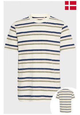 BLEND Jamas 8295, Csíkos Rövid Ujjú Póló