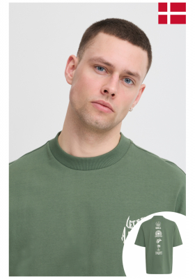 BLEND Jehon 8300, Zöld Rövid Ujjú Póló