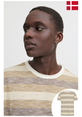 BLEND Jelani 8293, Csíkos Rövid Ujjú Póló