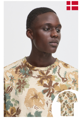 BLEND Jemo 8285, Mintás Rövid Ujjú Póló