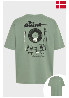 BLEND Kardo 8619, Zöld Rövid Ujjú Póló