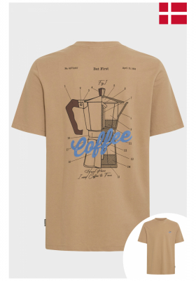 BLEND Keyon 8618, Barna Rövid Ujjú Póló