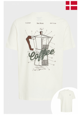 BLEND Keyon 8618, Fehér Rövid Ujjú Póló