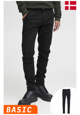 BLEND Natan 3472, Fekete Chinonadrág, NOOS