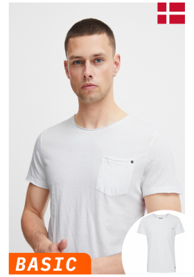 BLEND Noel 9766, Fehér Rövid Ujjú Póló