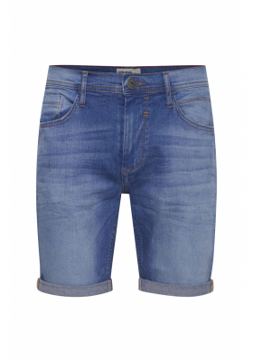 BLEND Scratches 1771, Kék Farmer Rövidnadrág