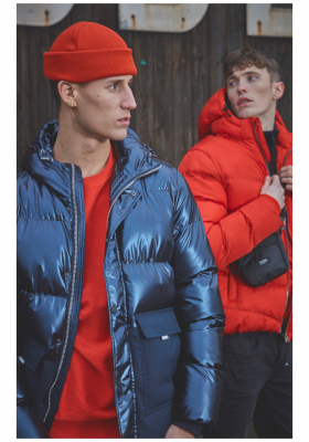 BLEND Shiny Blues 2916, Kék Bélelt Dzseki