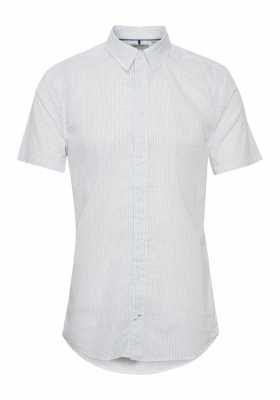 BLEND Signs 2842, Fehér Rövid Ujjú Ing, Regular fit