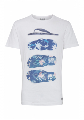 BLEND Slipper 7869, Fehér Rövid Ujjú Póló