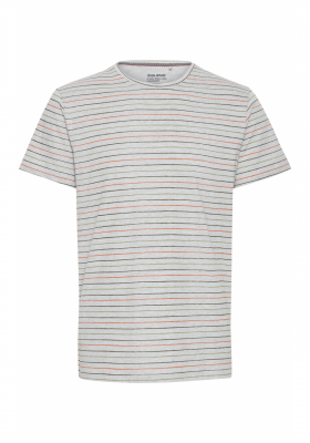 BLEND Striped 2372, Szürke Rövid Ujjú Póló