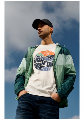 BLEND Surfing 3754, Fehér Rövid Ujjú Póló