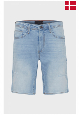 BLEND Twister Fit 3327, Világoskék Farmer Rövidnadrág