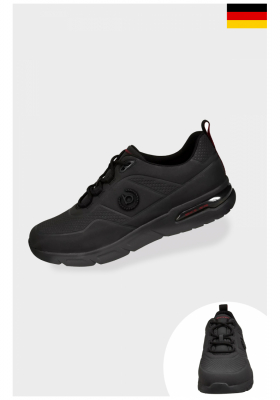 BUGATTI ADT02, Fekete Sneaker Félcipő