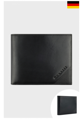 BUGATTI Nobile 5401, Fekete Bőr Pénztárca