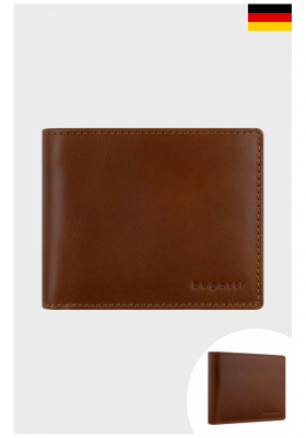 BUGATTI Remo 9807, Barna Bőr Pénztárca