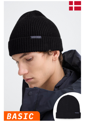 CASUAL FRIDAY Alkin 6112, Fekete Kötött Sapka