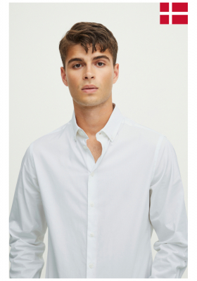 CASUAL FRIDAY Alto 4913, Fehér Hosszú Ujjú Ing