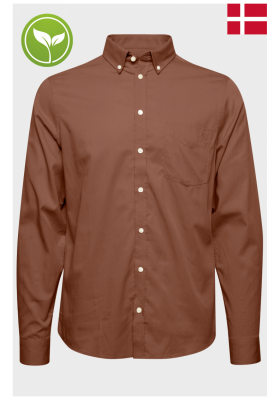 Ingek és nyakkendők - Hosszú ujjú CASUAL FRIDAY Anton Lyocell 3780, Barna Hosszú Ujjú Ing  CASUAL FRIDAY Anton Lyocell 3780, Barna Hosszú Ujjú Ing