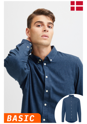 CASUAL FRIDAY Anton 4573, Sötétkék Hosszú Ujjú Ing