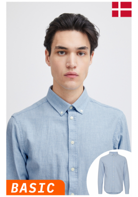 CASUAL FRIDAY Anton 4573, Világoskék Hosszú Ujjú Ing