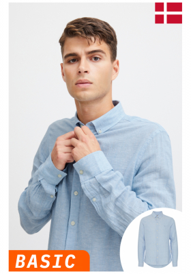 CASUAL FRIDAY Anton 4577, Világoskék Hosszú Ujjú Ing