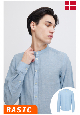 Ingek és nyakkendők - Hosszú ujjú CASUAL FRIDAY Anton 4578, Világoskék Hosszú Ujjú Ing  CASUAL FRIDAY Anton 4578, Világoskék Hosszú Ujjú Ing