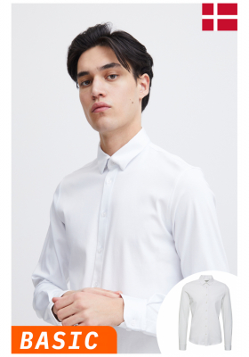 CASUAL FRIDAY Arthur, 4841 Fehér Hosszú Ujjú Ing, NOOS