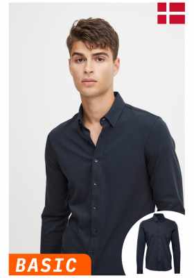 CASUAL FRIDAY Arthur, 4841 Sötétkék Hosszú Ujjú Ing, NOOS