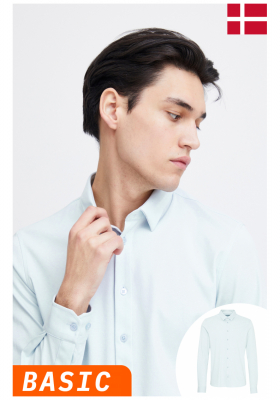 CASUAL FRIDAY Arthur, 4841 Világoskék Hosszú Ujjú Ing, NOOS 