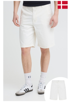 CASUAL FRIDAY Bennet 5540, Törtfehér Chino Rövidnadrág