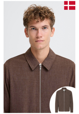 CASUAL FRIDAY Charles 5346, Barna Cippzáros Átmeneti Kabát