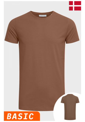 CASUAL FRIDAY David 3063, Barna Rövid Ujjú Póló