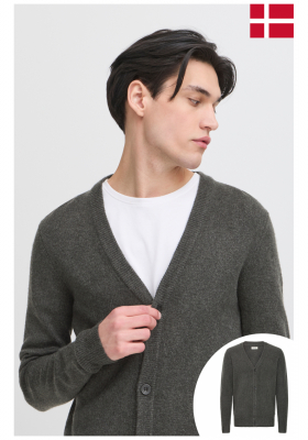 CASUAL FRIDAY Heine 5607, Szürke Kötött Kardigán
