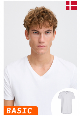 CASUAL FRIDAY Lincoln 3062, Fehér Rövid Ujjú Póló, NOOS