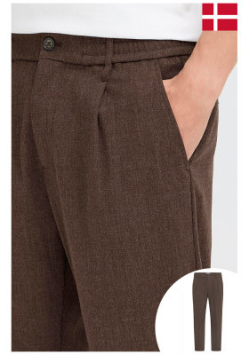 CASUAL FRIDAY Marc 5231, Barna Elegáns Nadrág