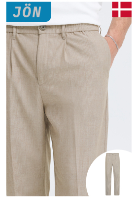 Nadrágok - Elegáns nadrág CASUAL FRIDAY Marc 6194, Krémszínű Elegáns Nadrág CASUAL FRIDAY Marc 6194, Krémszínű Elegáns Nadrág