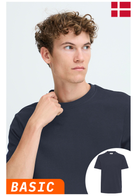 CASUAL FRIDAY Nilo 5642, Sötétkék Rövid Ujjú Póló